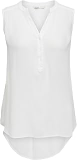 ONLY Onljette Life S/L Top Wvn Noos Women's T-Shirt and Tops (Pack of 1)