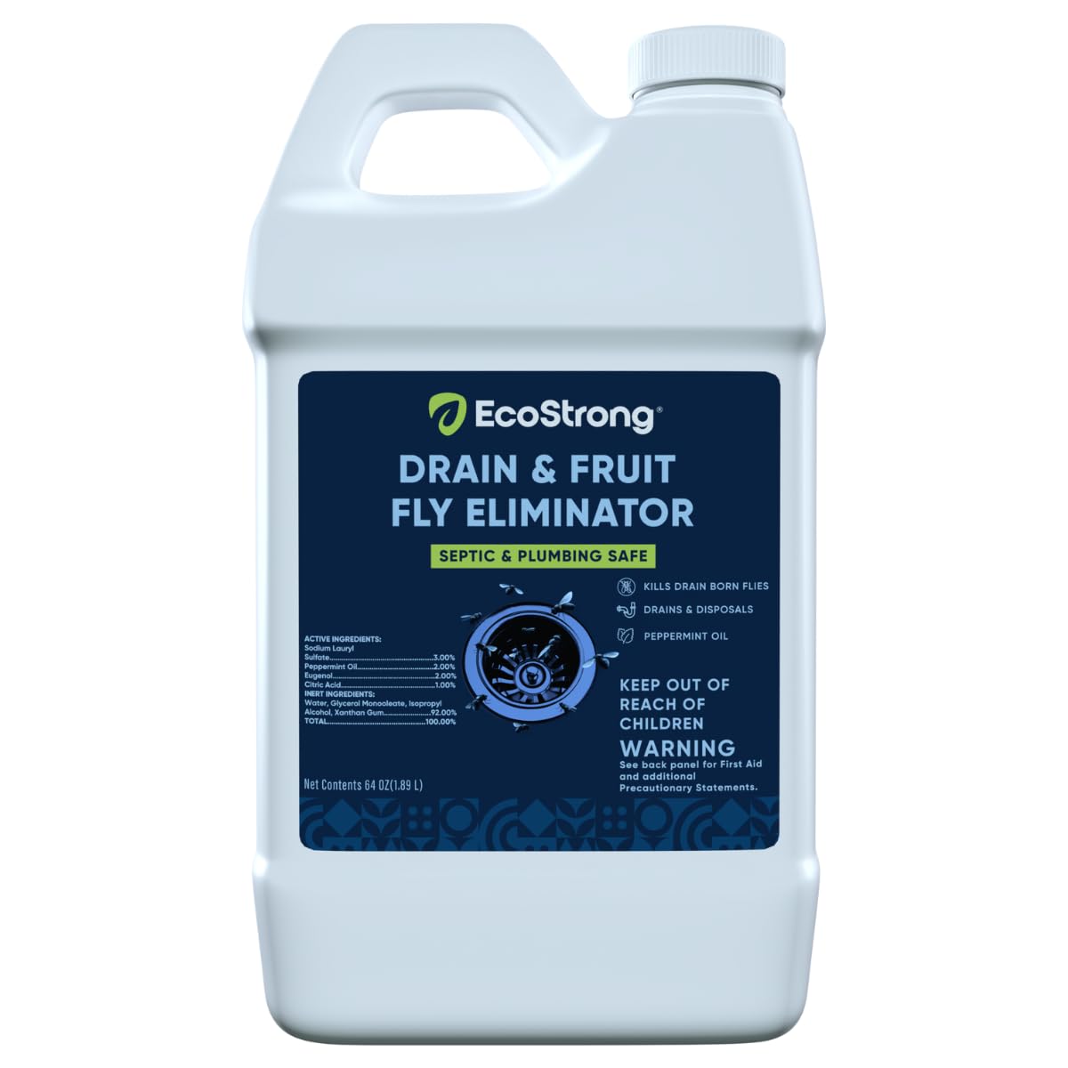 Fruit Fly Drain Treatment | Drain Fly Eliminator | All-Natural, Eliminates Gnats