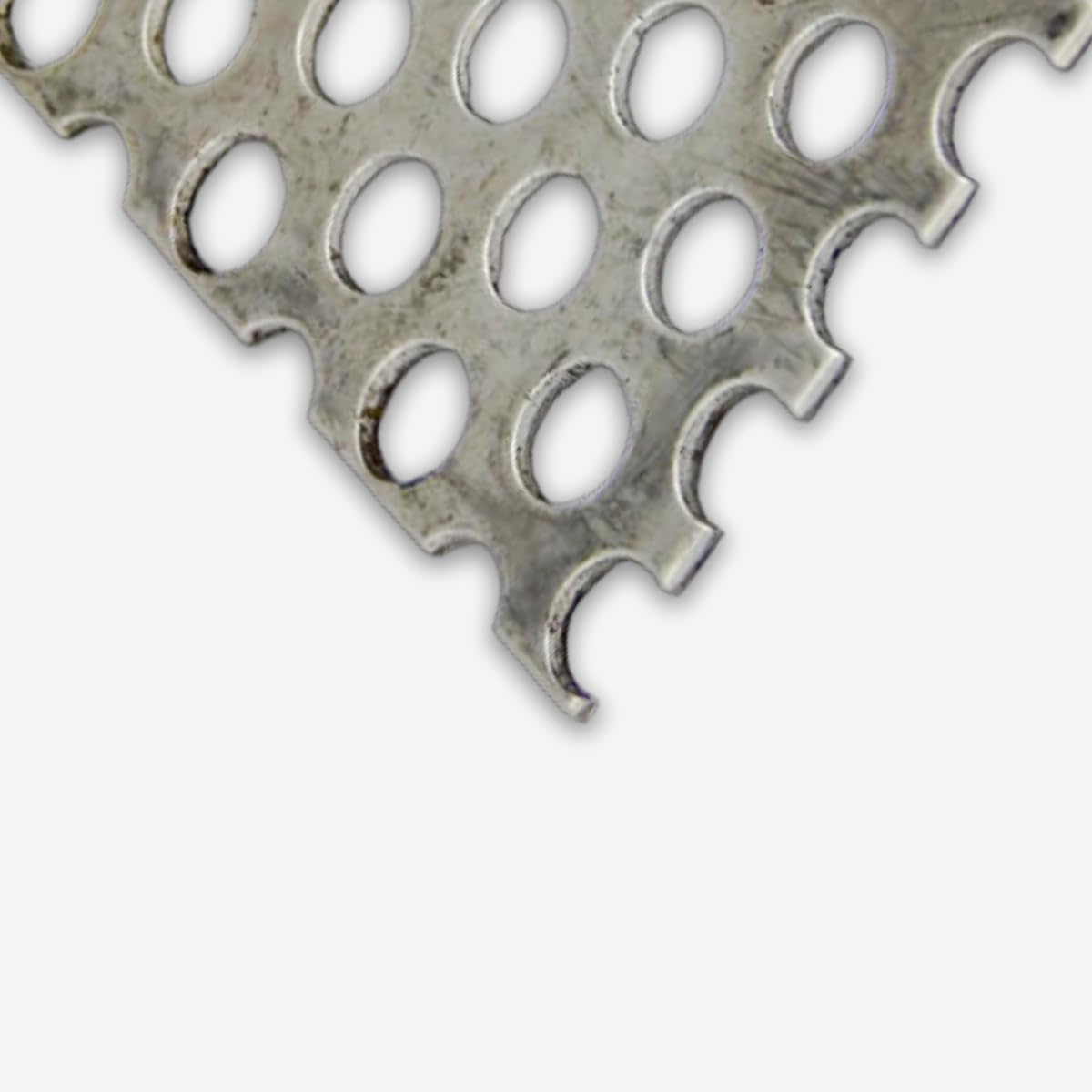 304 Stainless Steel Perforated Sheet, Unpolished (Mill) Finish, Annealed, Stagge