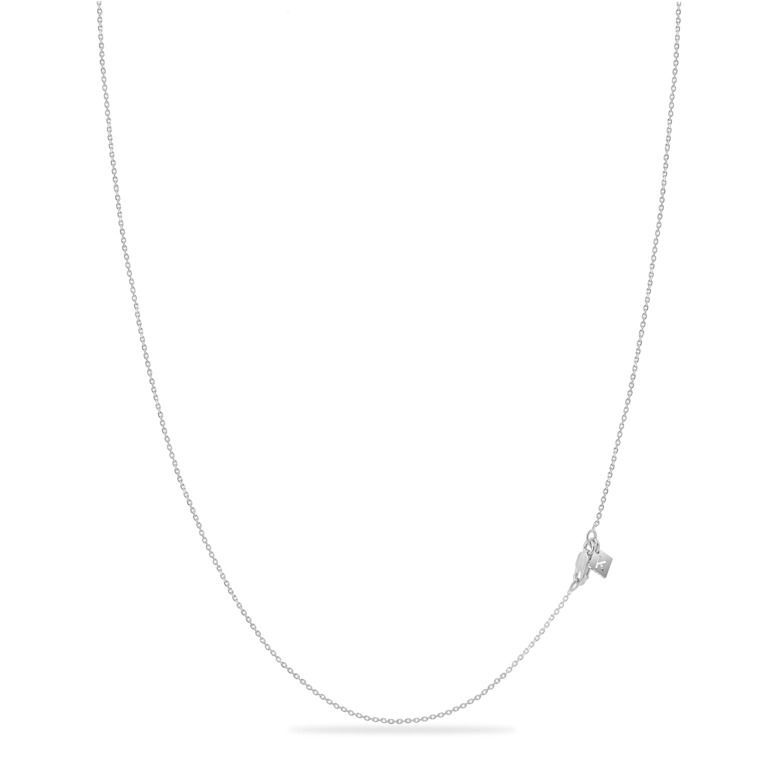 KEZEF 18K Gold over Silver Chain Women, Gold Chain Women, 1mm Cable Sterling Sil