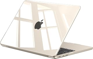 EooCoo for MacBook Air 15 inch Case 2026-2023 M5 M4 M3 M2 Crystal Starlight
