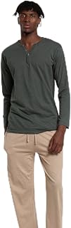 TRAMAS+ Mens Button Down Long Sleeve Long Pants All Season Sleepwear Set