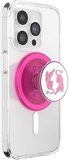 PopSockets: PopGrip Round for Magsafe – Adapter Ring for MagSafe Included – Holder and Grip for Mobile Phones and Case with an Interchangeable Top – LeTigre Boca