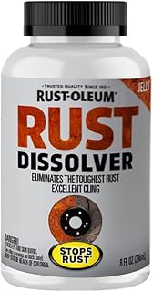 Rust-Oleum Rust Dissolver Jelly, 8 oz | Heavy-duty corrosion remover for metal tools, cars, bikes &amp; grills