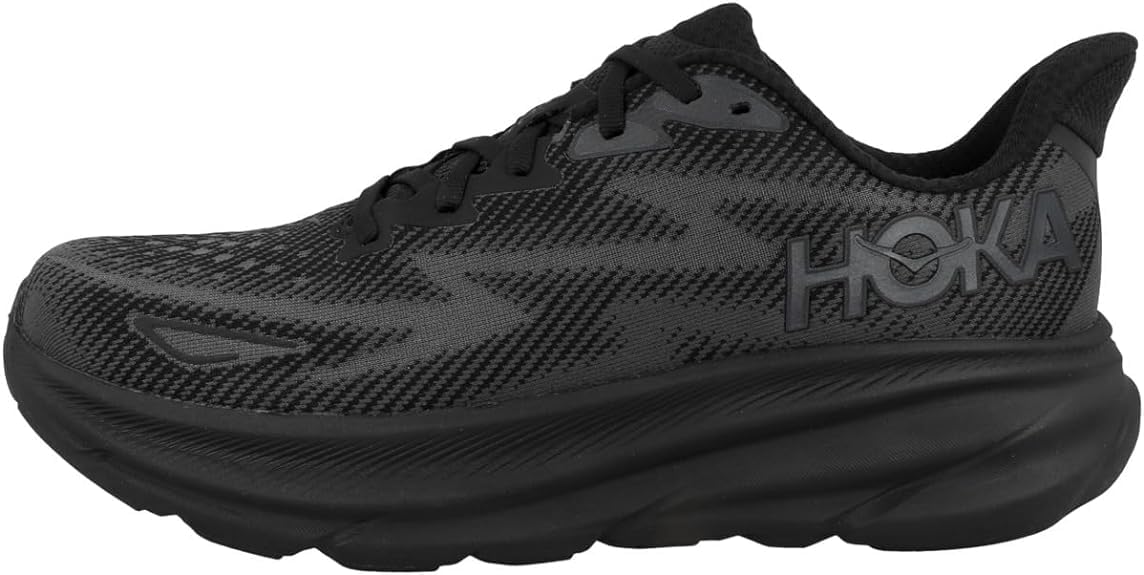HOKA ONE ONE 1127895-BBLC Clifton 9 Men Black/Black UK 12.5