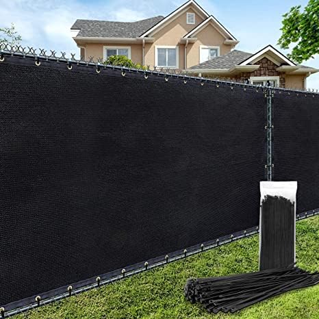 AofeiGa 180GSM 6ft x 50ft Fence Privacy Screen Heavy Duty Fence Cover Garden Wal