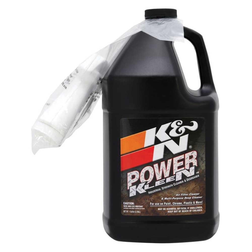 K&N Air Filter Cleaner and Degreaser: Power Kleen; 1 Gallon; Restore Engine Air 