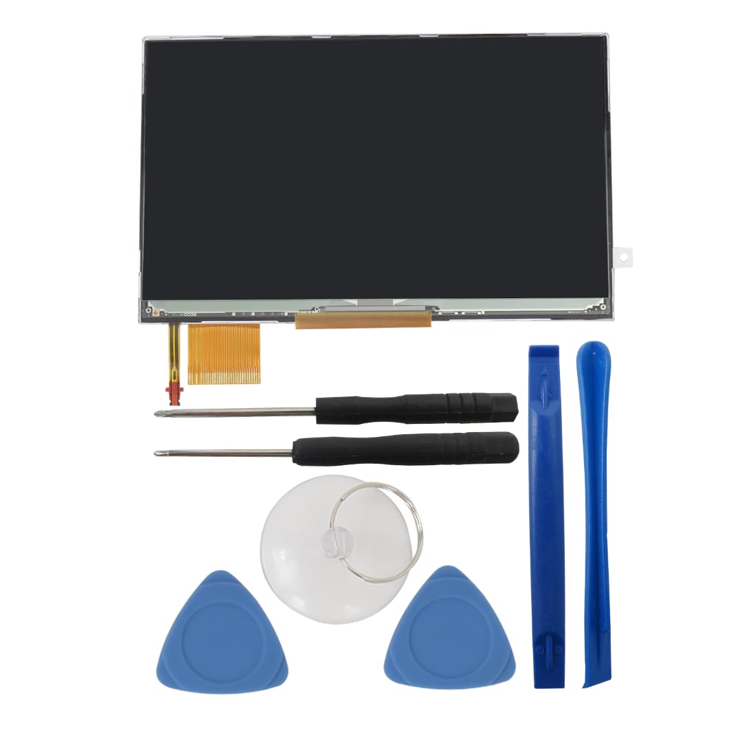 Upgraded Version 4.3 inches LCD Screen/Display Replacement w/Repair Tools for PS