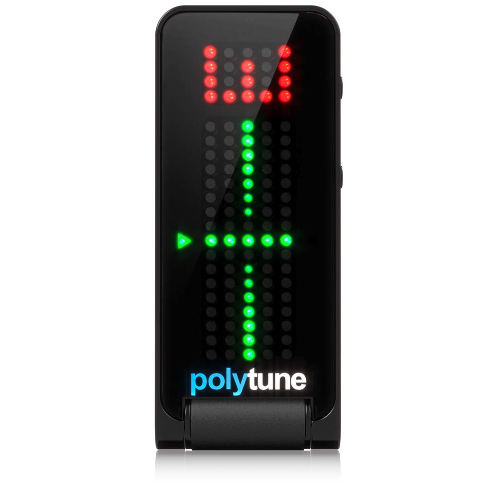 TC Electronic POLYTUNE CLIP Clip-On Tuner with Polyphonic, Strobe and Chromatic 