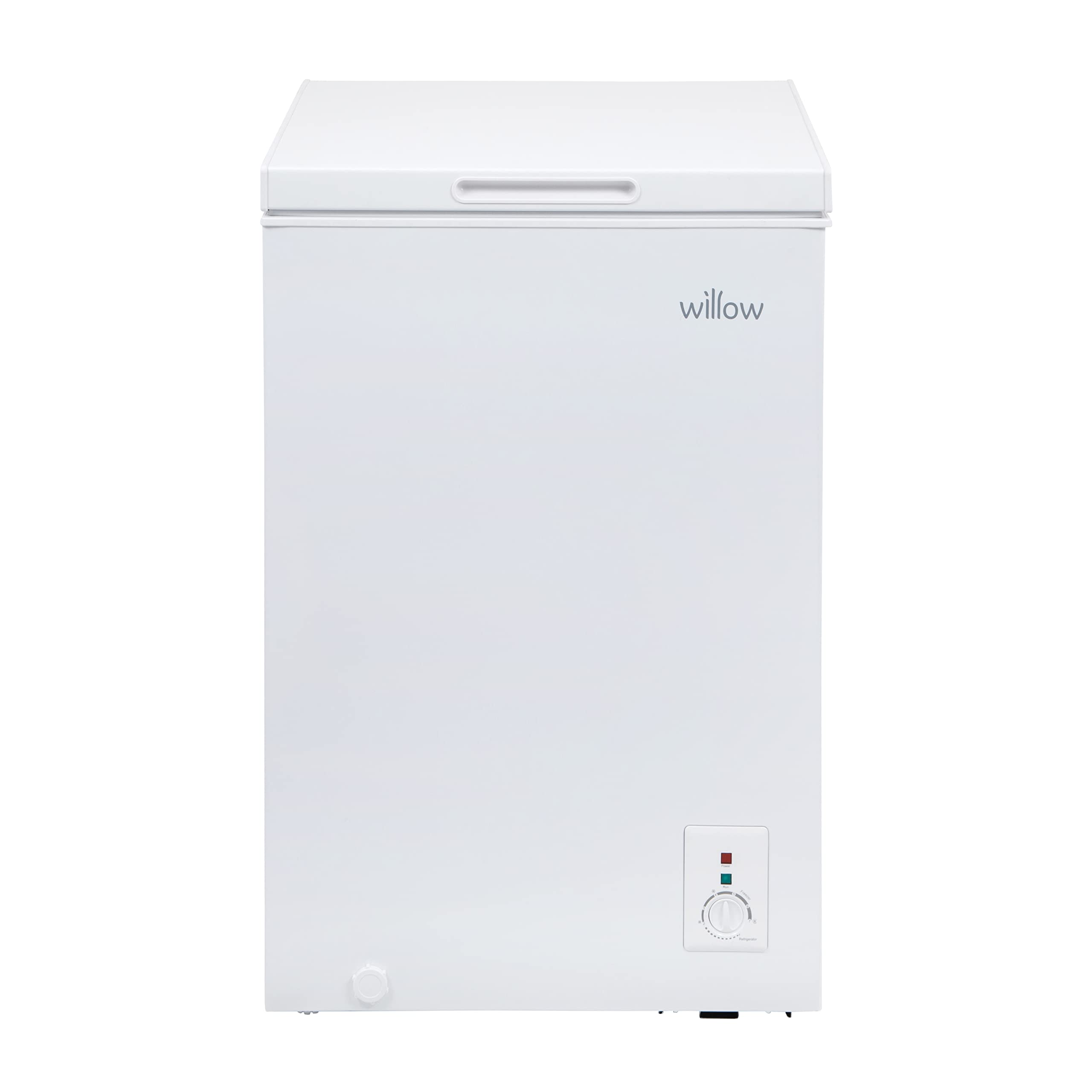 Willow W99CFW Freestanding 99L Chest Freezer with Removable Storage Basket, Suit