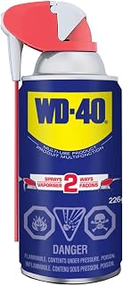 WD-40 Classic Multi-Use Product, 226g Smart Straw | Drive Out Moisture, lubricate, Penetrate under Grease and adhesive, prevent rust and corrosion