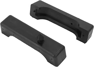 Pair of Rubber Radiator Insulator Pads 371922 Radiator Support Pads for Regal 1978-1988 Black