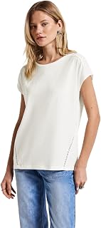 Street One Women's Crochet Detail T-Shirt