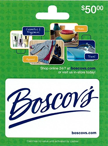 Boscov's Physical Gift Card | Traditional - $50