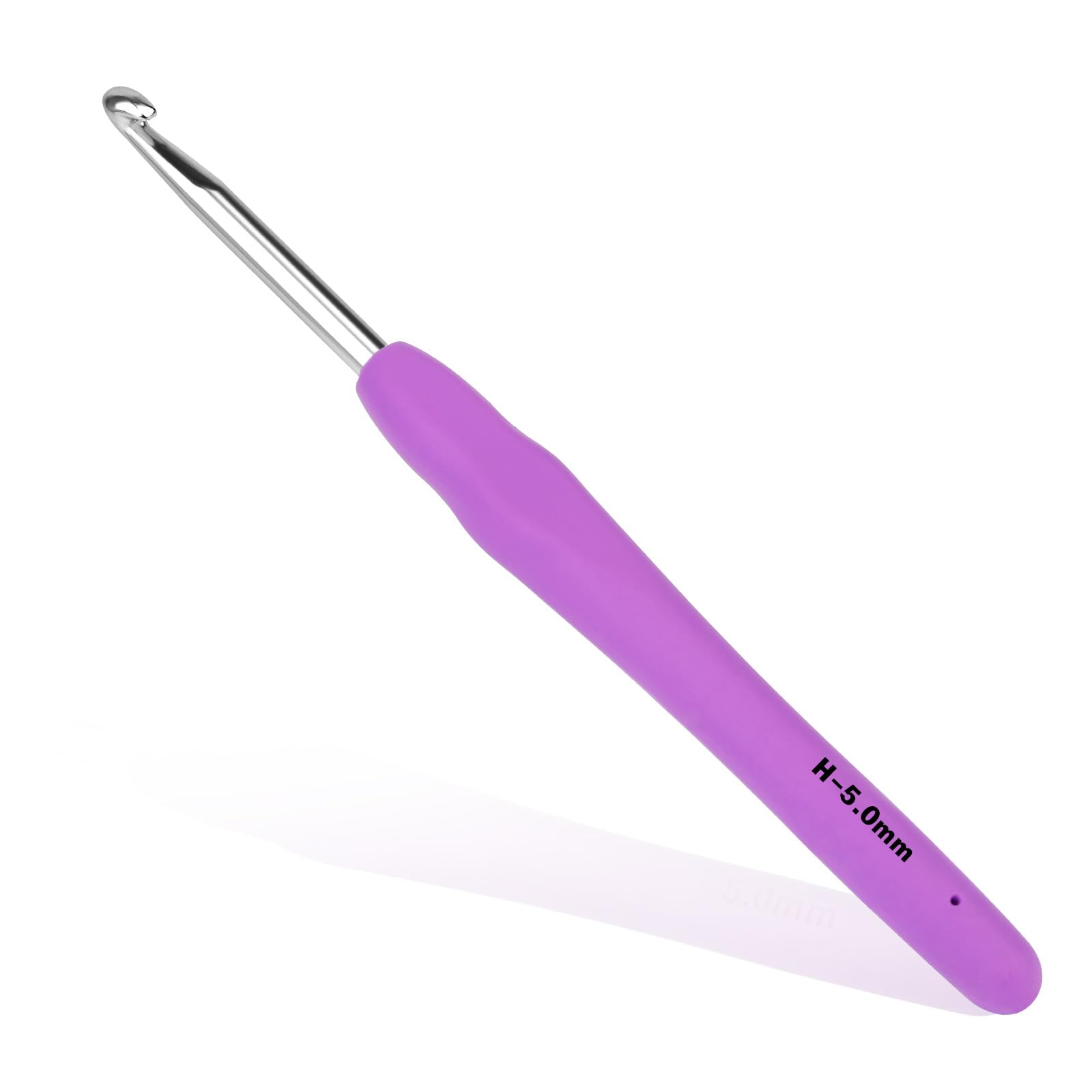 SHWAKK Crochet Hook, 5.0 mm Ergonomic Crochet Hook for Arthritic Hands | Crochet