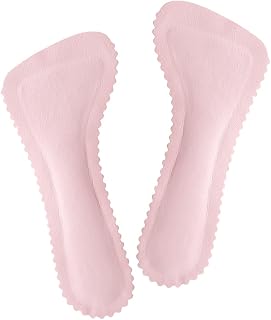 3 Pairs Self Adhesive Women Sandals Insoles High Heel Anti-Slip Sticker Insoles Breathable Sweat Absorbent Soft Half Pads Pink, Pink, S, EU 35-36
