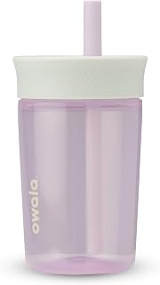Owala Tumbler Kids Plastic Water Bottle 15 oz Unicorn | Spill-Resistant Lid | Reusable Straw | Cup-Holder Friendly | BPA, Lead, and Phthalate-Free