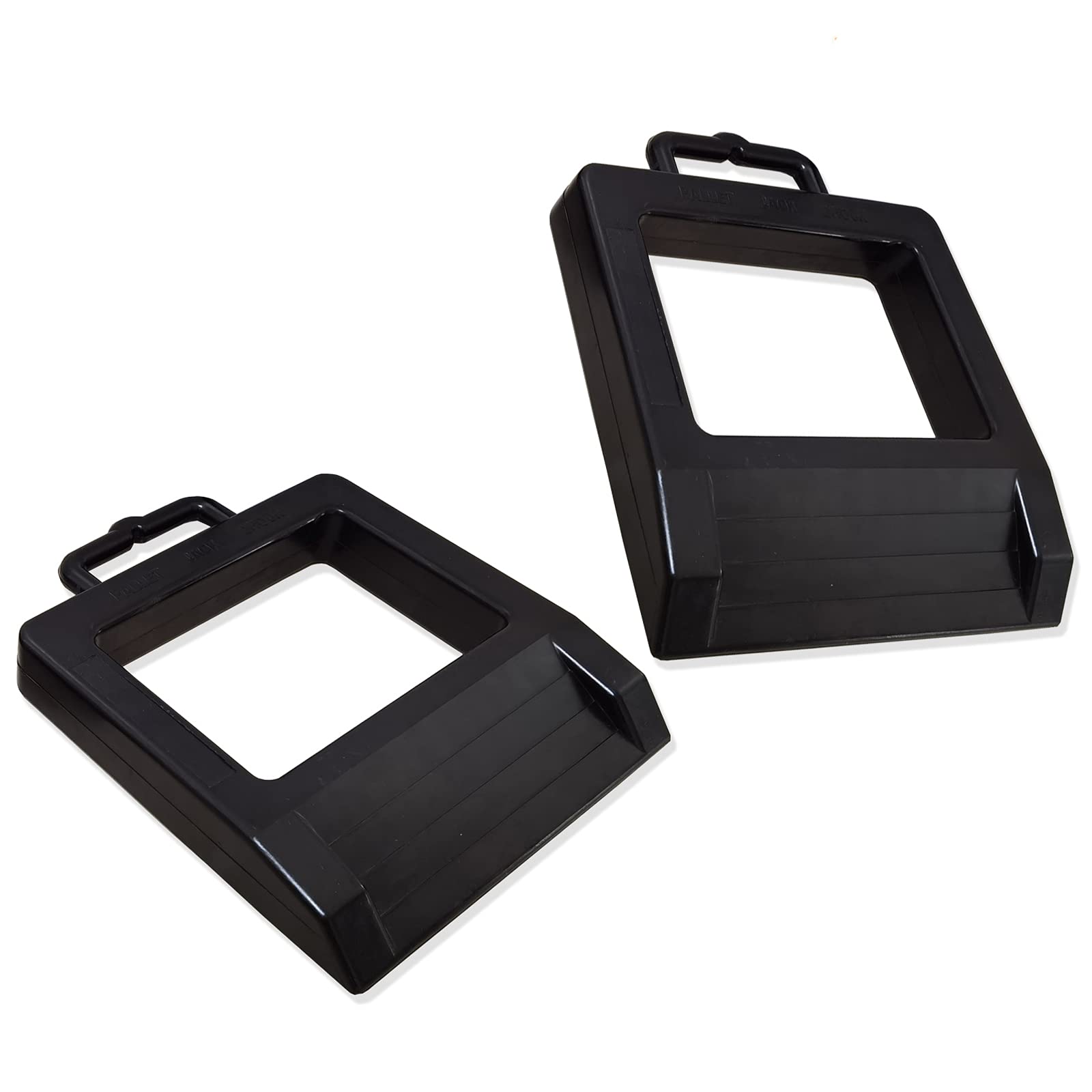 HOXWELL Rubber Heavy Duty Pallet Jack Wheel Chock 2 Pack, Premium Pallet Jack St