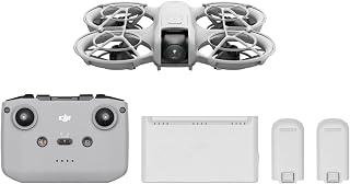 DJI Neo Fly More Combo, Mini Drone With 4K UHD Camera for Adults | 135g Self-Flying Drone That Follows You, Palm Takeoff, Subject Tracking, QuickShots, With RC-N3 and 3 Batteries