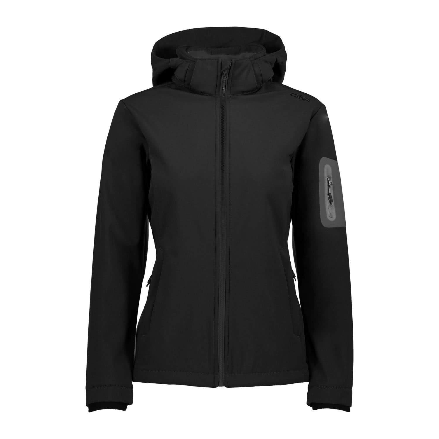 CMP Women's Softshell Jacket with Detachable Hood