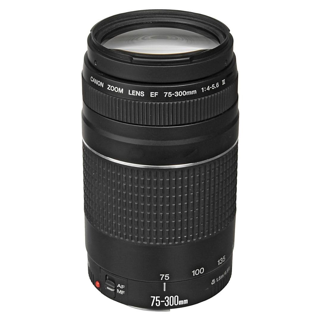 Canon EF 75-300mm f/4-5.6 III Telephoto Zoom Lens for Canon SLR Cameras, 6473A00