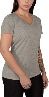 Under Armour Women's Tech Short Sleeve V - Twist Ladies T Shirt Made of 4-Way Stretch Fabric, Ultra-Light & Breathable Running Apparel
