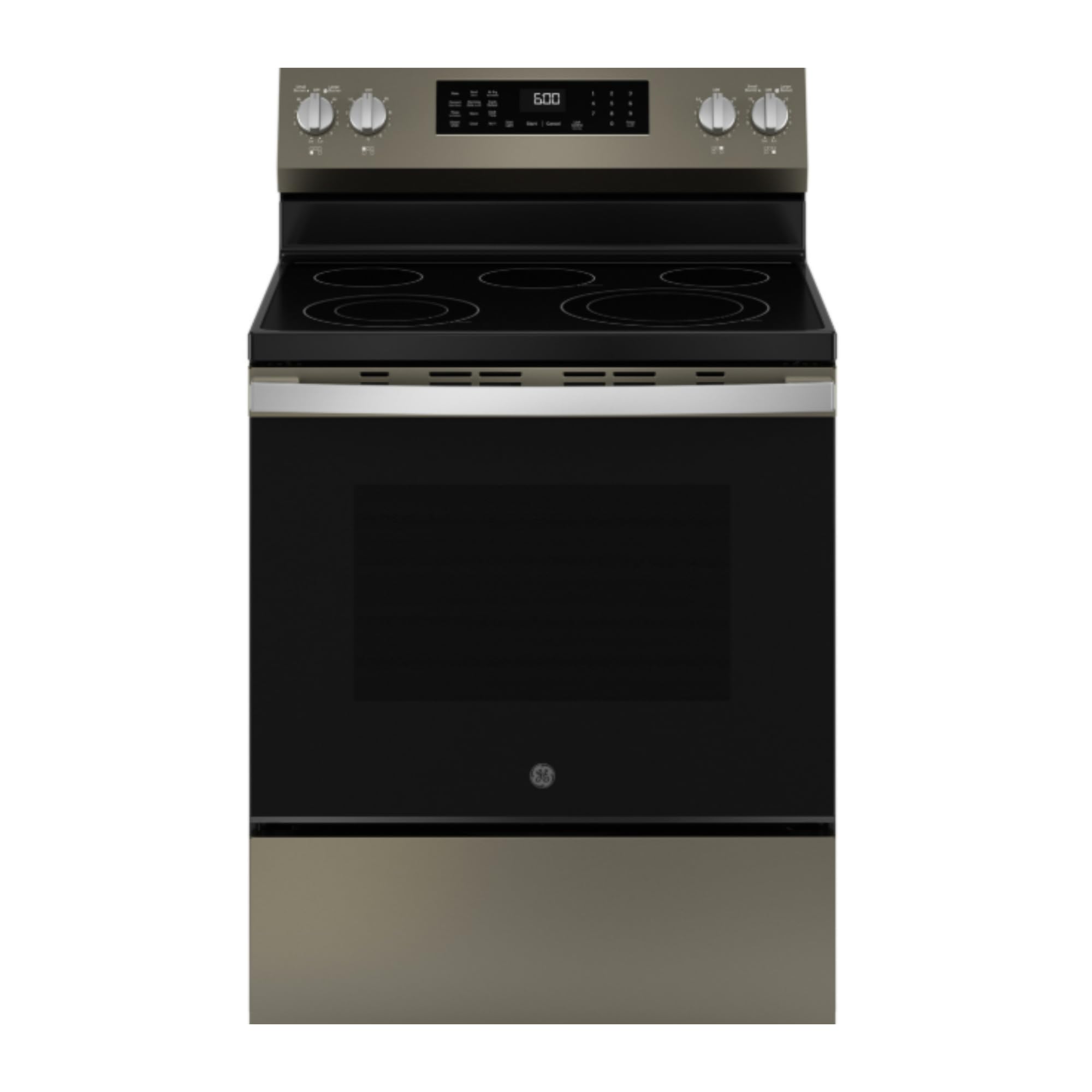 GE GRF600AVES 5.3 Cu. Ft. Freestanding Electric Convection Range with Steam Clea