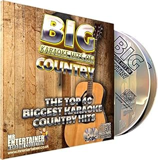 Mr Entertainer Big Karaoke Hits of Country - Double CD+G (CDG) Pack. 40 Classic Country Songs