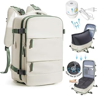 SZLX Ryanair 40 x 30 x 20 cm Vacuum Travel Backpack 40 x 20 x 25 cm Hand Luggage 40 x 30 x 20 cm Wizzair Women's Men's Cabin Bag for Easyjet 45 x 36 x 20 cm Suitable for 14 Inch Laptop Waterproof for