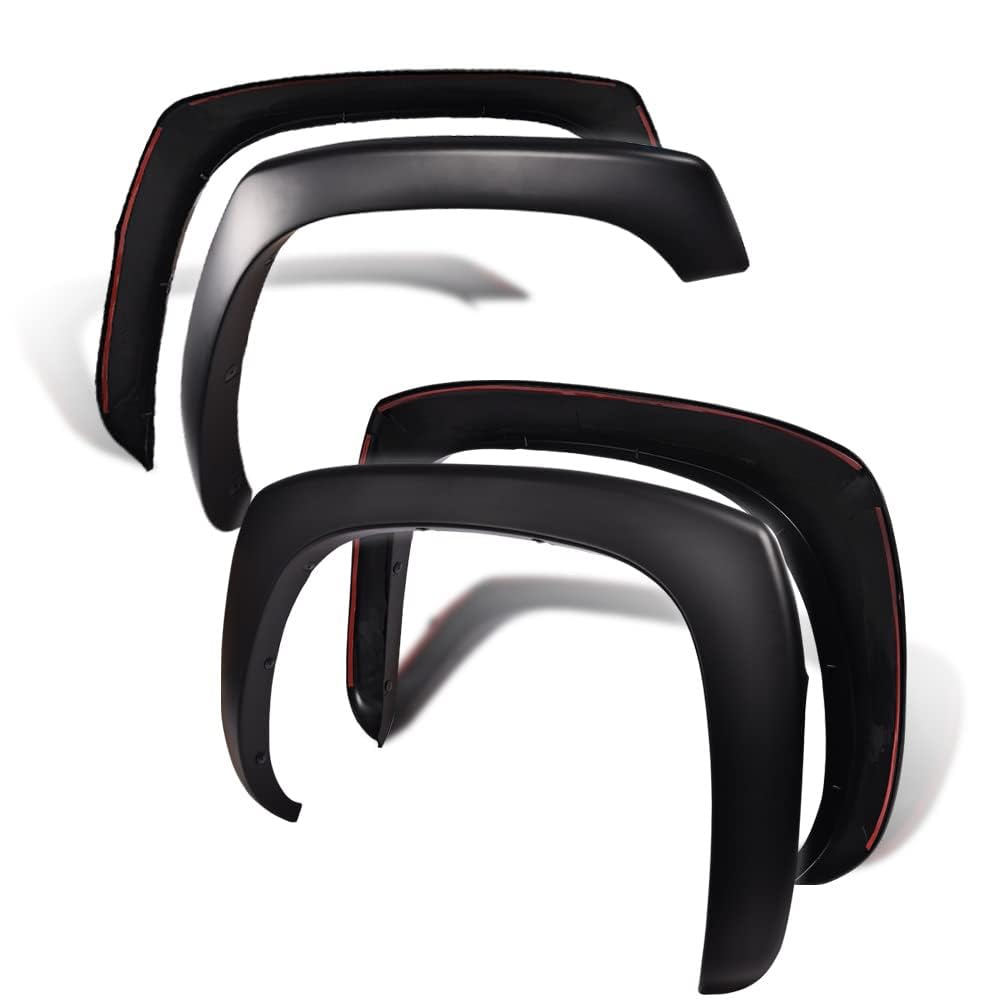 PIT66 Fender Flares, Compatible With Chevy Silverado GMC Sierra 1999-2006/Suburb