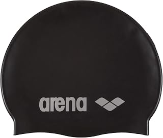 arena Unisex Classic Silicone Swimming Cap, Reinforced Edges, Less Slipping, Soft