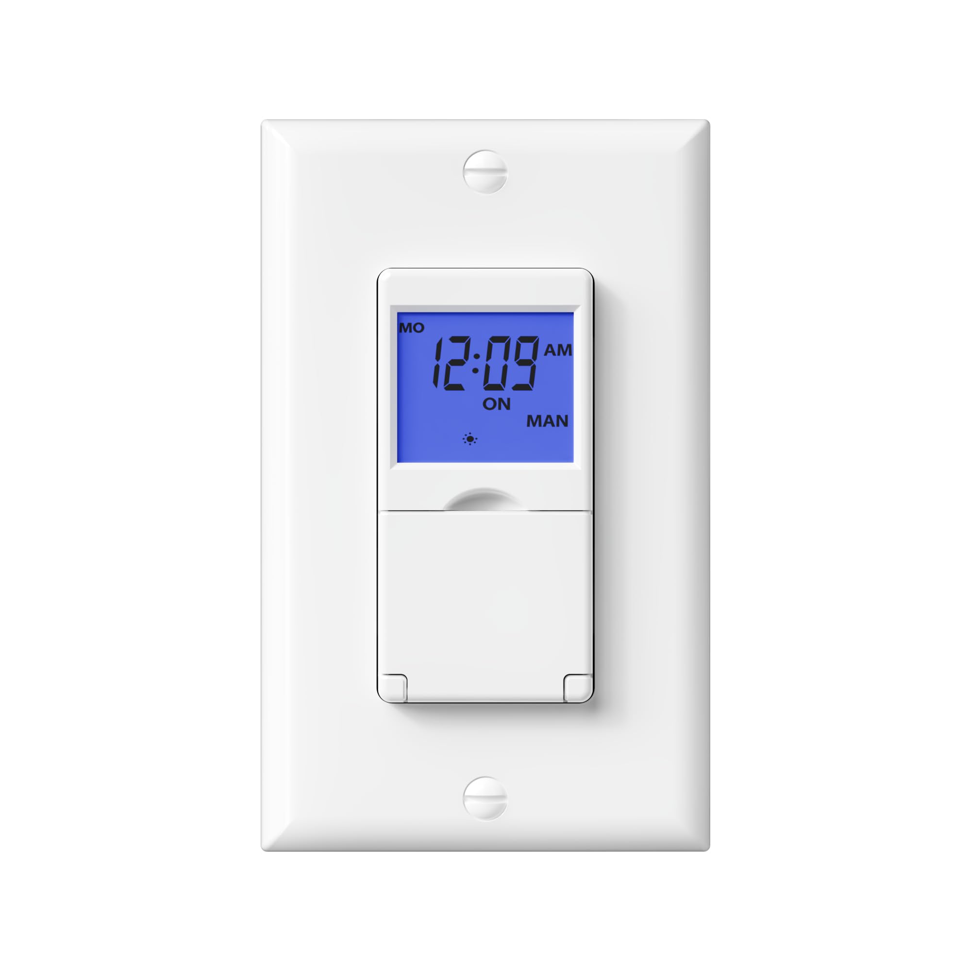 BN-LINK 7 Day Programmable in Wall Digital Timer Switch for Lights, Fans | 18 ON