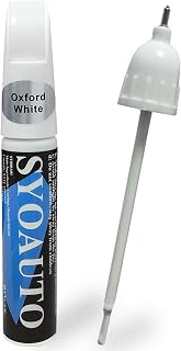 SYOAUTO Oxford White YZ/Z1/M6887 Touch Up Paint Fit for Ford Auto Touch up Paint Scratch Repair Automotive Paint Scratch Remover 2 in 1 Oxford White YZ/Z1/M6887
