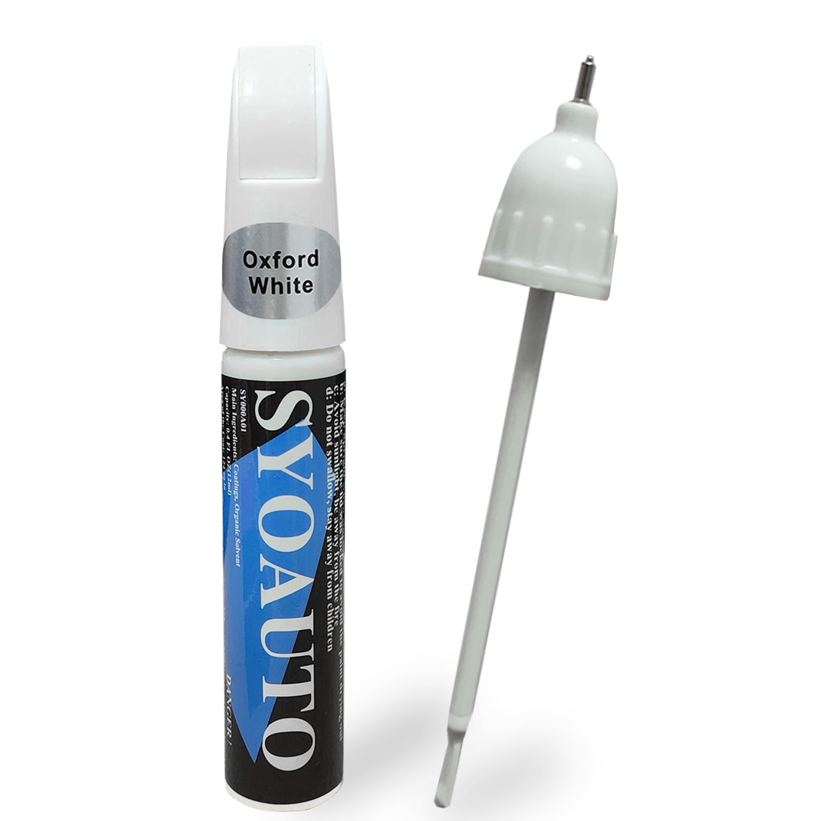 SYOAUTO Oxford White YZ/Z1/M6887 Touch Up Paint Fit for Ford Auto Touch up Paint