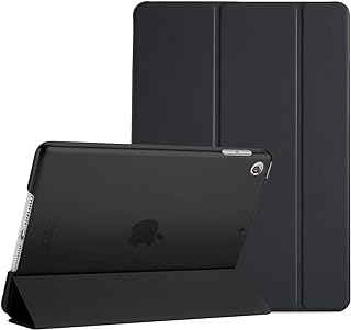 ProCase for iPad 9th/ 8th/ 7th Generation Case 10.2 Inch, Black | 10.2 iPad Case 9th/ 8th/ 7th Gen Cover (2021/2020/2019), Slim Smart Cover With Translucent Hard Shell Back, Auto Sleep/Wake