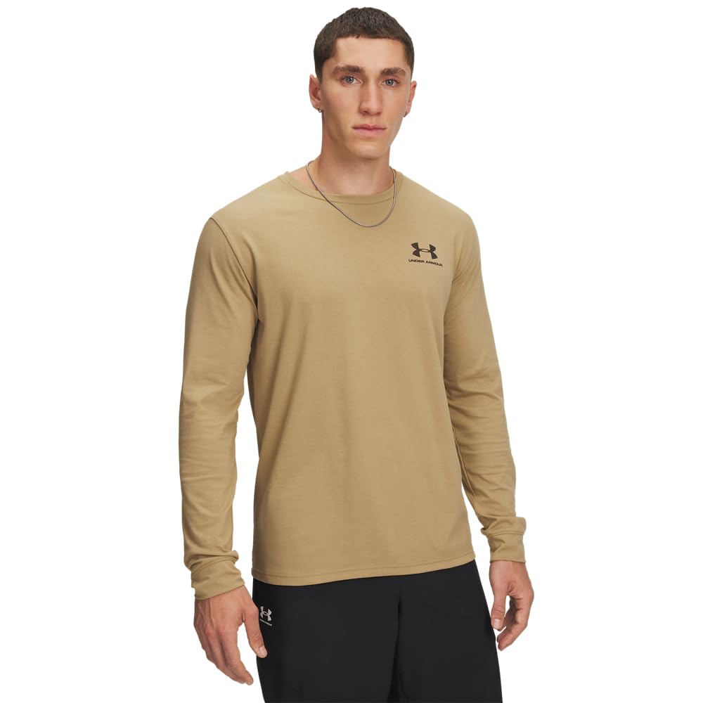 Under Armour Sportstyle Left Chest Long-Sleeve T-Shirt Crew Neck Men's Sweatshir