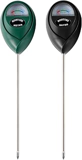 2 Packs Soil Moisture Meter, Plant Water Meter Moisture Meter | For House Plants, Soil Tester Test Kit Soil Hygrometer Sensor for Garden Lawn Farm Indoor & Outdoor Use (Black & Green)
