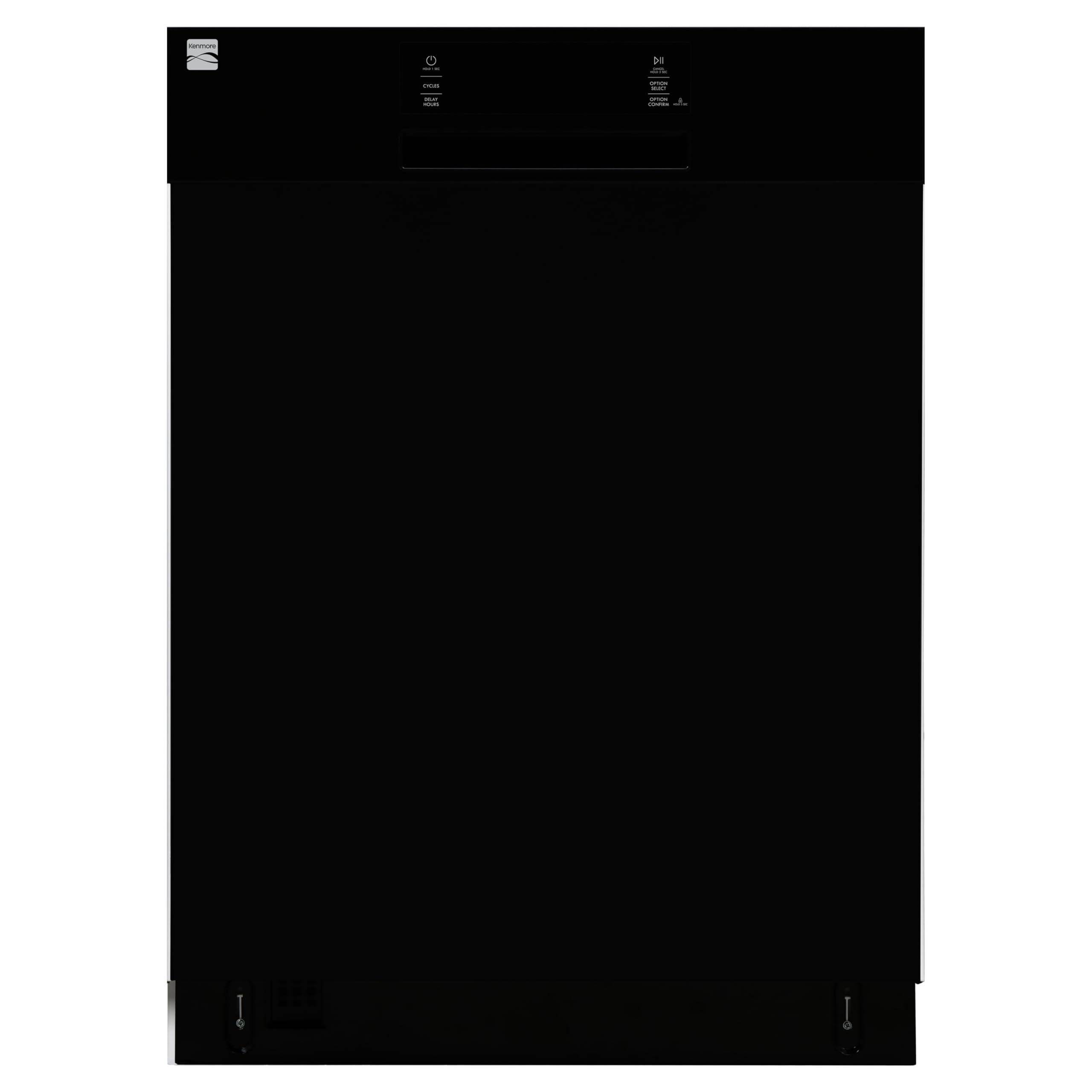 Kenmore 24" Built-In Dishwasher - Black | 57 DBA - UltraWash, SmartWash, Sani Ri