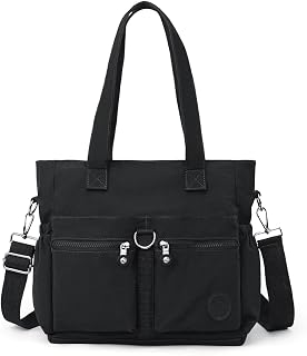 Tote Bag for Women Nylon Purse and Handbags Tote Purse Crossbody Bag Messenger Bag
