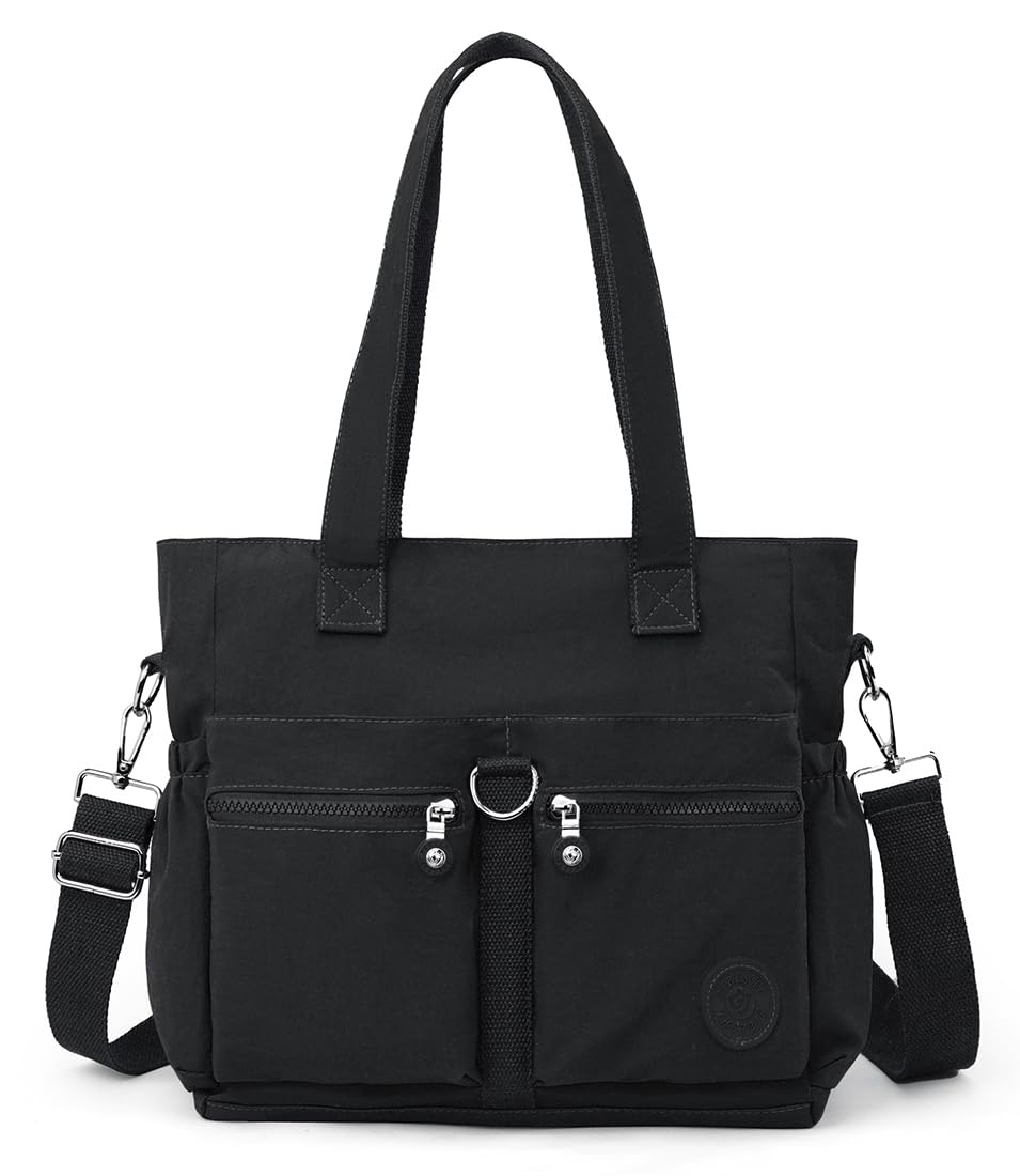Tote Bag for Women Nylon Purse and Handbags Tote Purse Crossbody Bag Messenger B