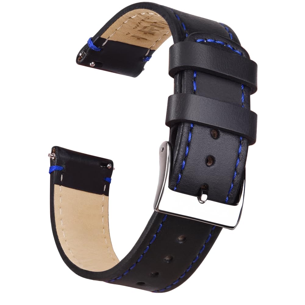 Ritche Christmas Gift Quick Release Leather Watch Band Leather Watch Strap 18mm 