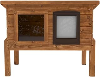 The Hutch Company Cat Kennels (Tan, Self Heating)
