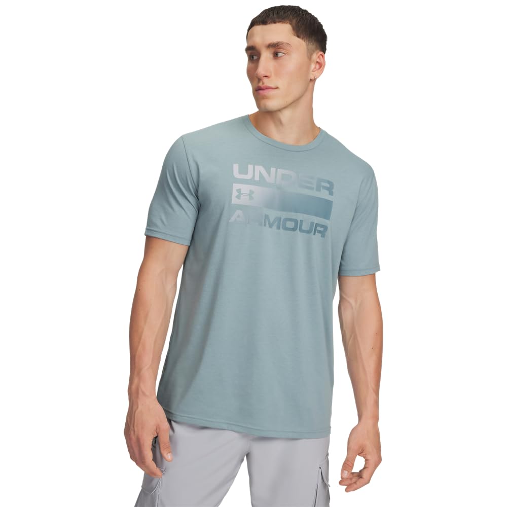 Under Armour Men UA TEAM ISSUE WORDMARK, T Shirt for Men with Graphic Design, Lo