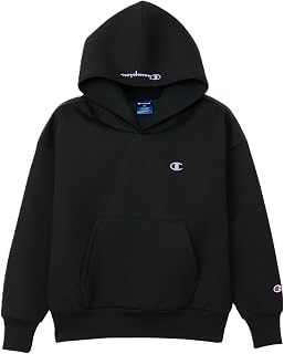 Champion CW-CS101 Women's Sweatshirt Long Sleeve Stretch Thermal One Point Logo TECH WEAVE(R) 3LS Tech Weave (R) 3LS Hooded Sweatshirt