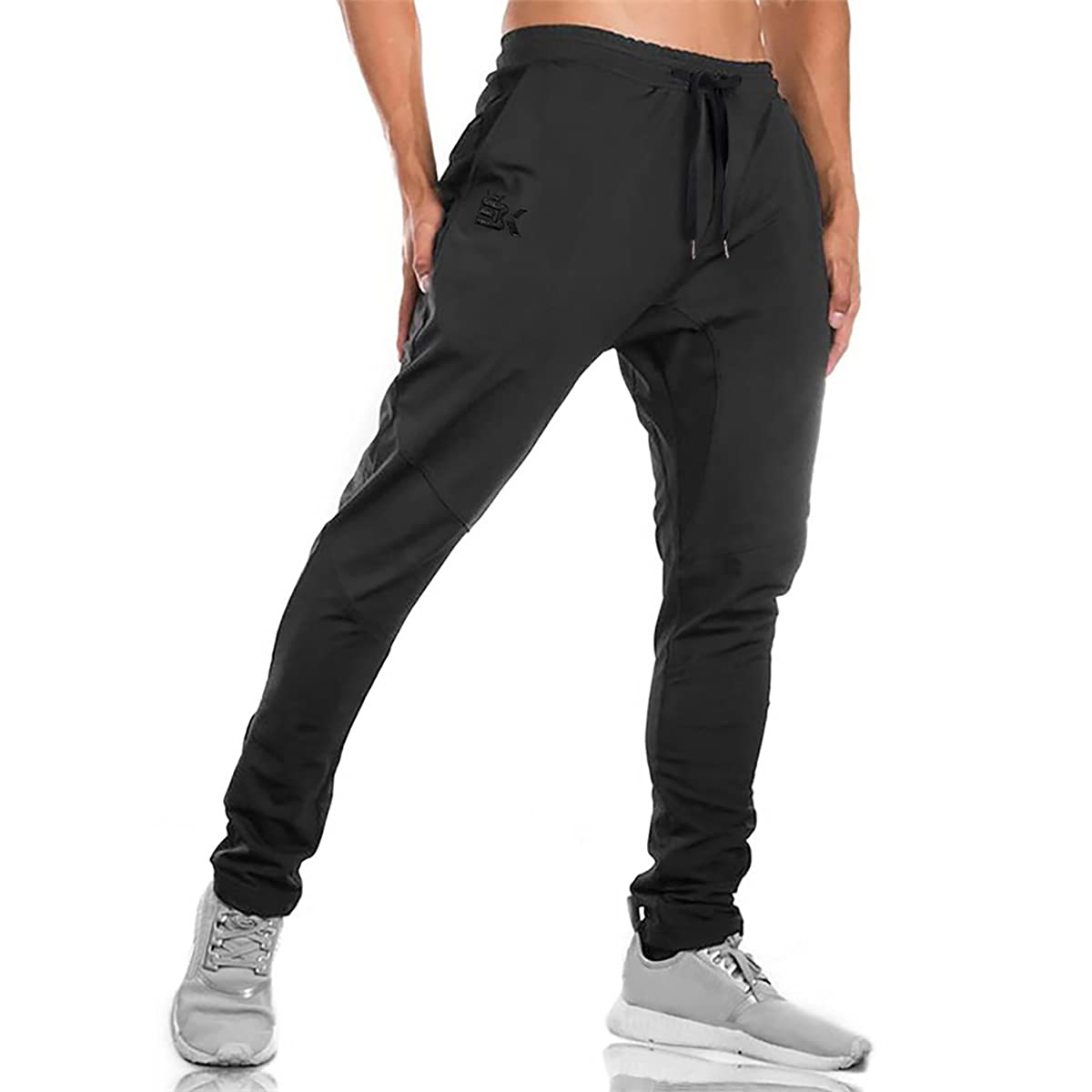 BROKIG Men's Sports Trousers, Tracksuit Bottoms Fitness Casual Jogging Bottoms w