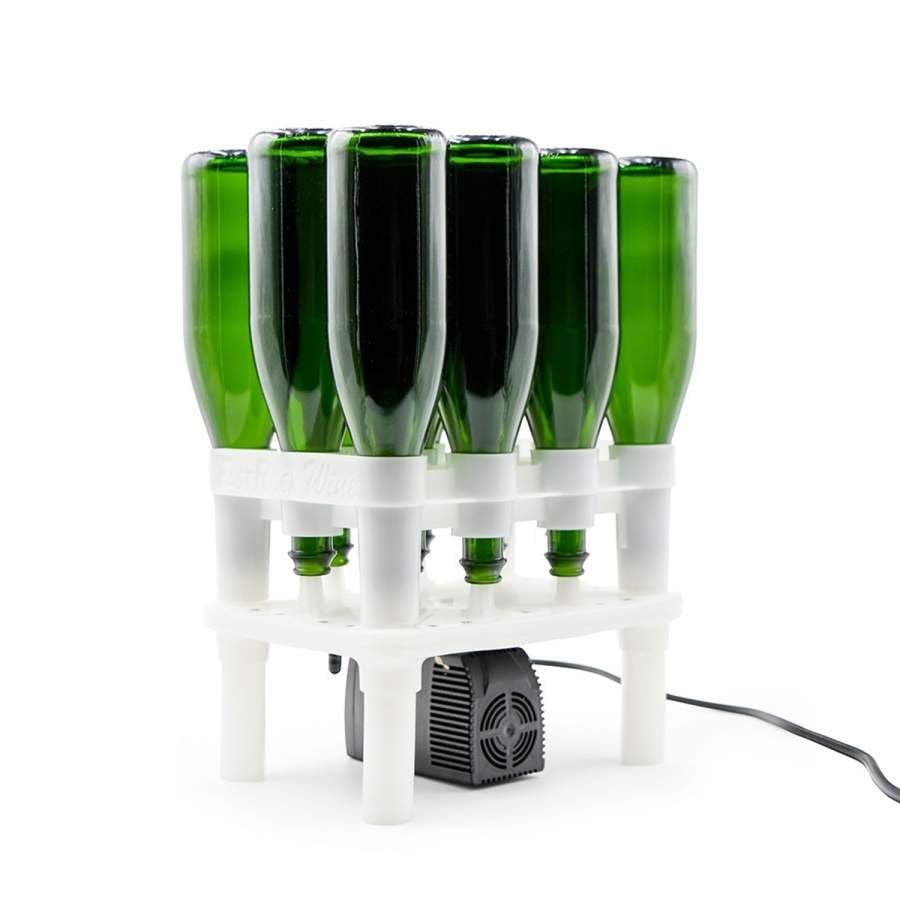 FastWasher 12 Beer Bottle Washer and Wine Bottle Cleaner | BOTTLES & RACKS NOT I