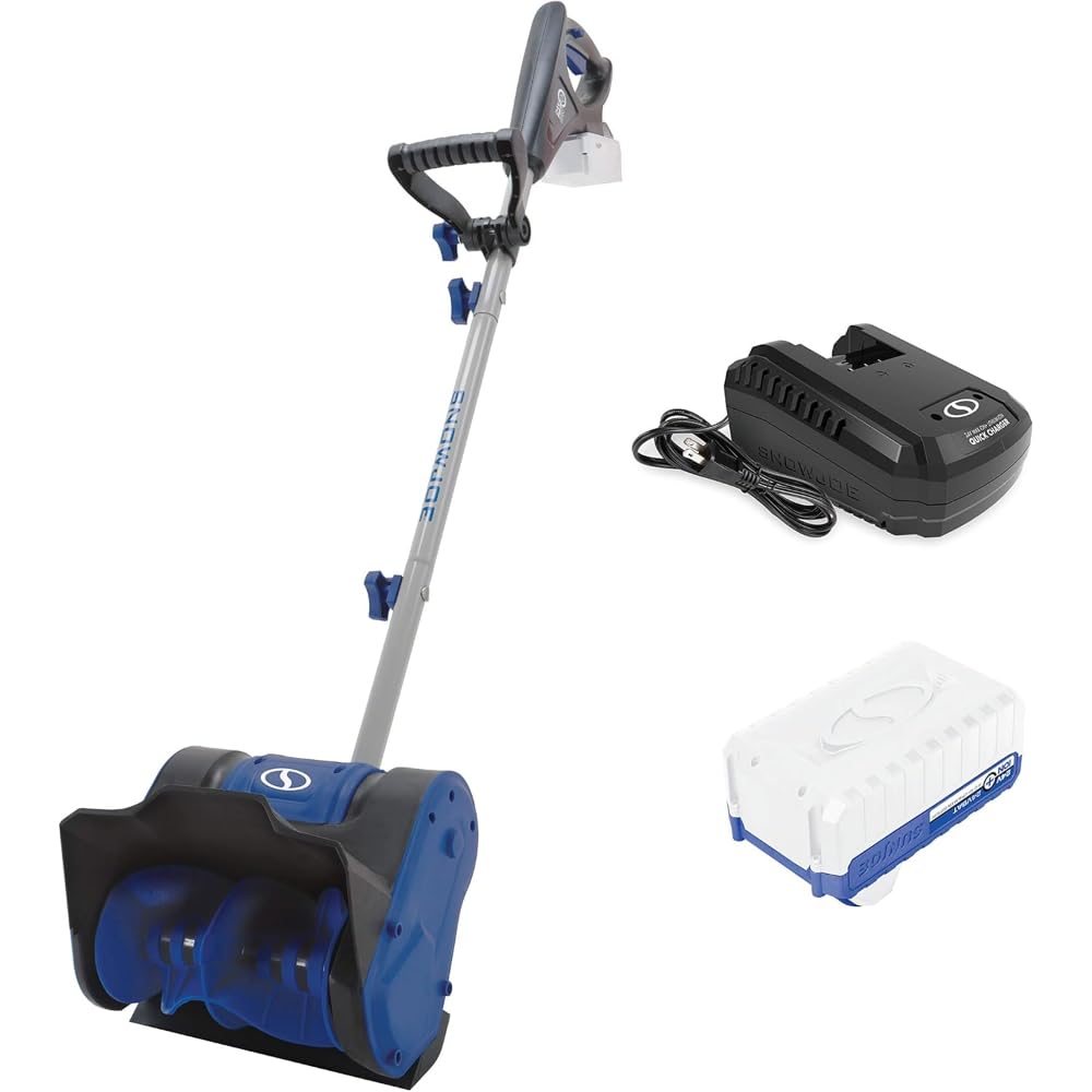 Snow Joe 24-Volt 10-Inch 4-Ah Cordless Snow Shovel, Kit (w/4-Ah Battery + Quick 