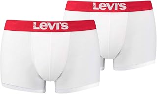 Levi's Herren Solid Basic Boxer Underwear (2er Pack)