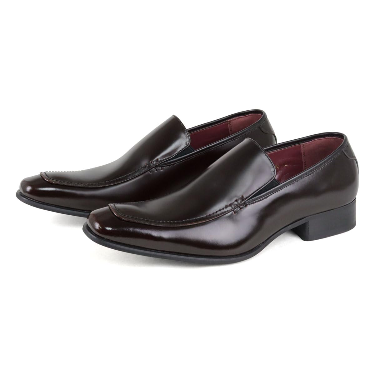 Saraband Genuine Leather Slip-on Business Shoes, Made in Japan