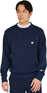 Champion Sweatshirt Long Sleeve 100% Polyester Tech Weave(R) Terry Fleece One Point Logo Embroidered Crewneck Sweatshirt Golf Mens Golf C3-CG004 Mens